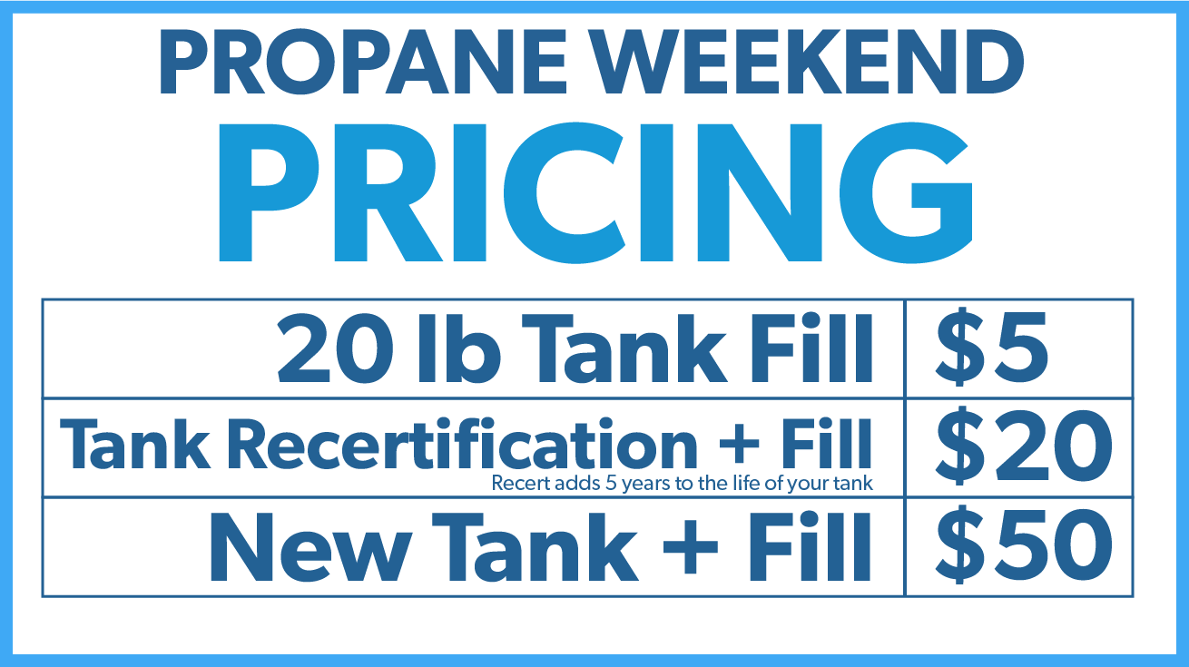 Propane Weekend Pricing